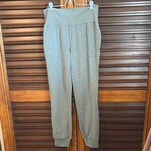 Athleta Gray/Green Joggers. Large TALL. EUC